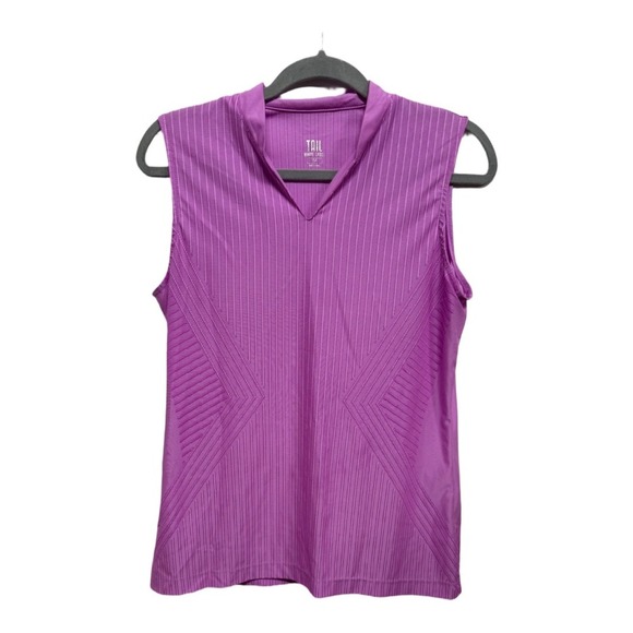 Tail White Label Purple Size Medium Golf Sport Sleeveless Shirt - Picture 1 of 5